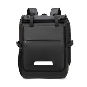 Custom Multifunctional Storage Roll-up Backpack Casual Travel Roll-up Cover Travel <b>Bag</b> Leather Film Backpack - Product Image 5