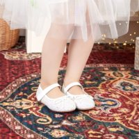 Chaussures de danse confortables pour filles, avec paillettes dorées, cristaux, semelle souple, style princesse, pour mariage et fête, avec nœud.