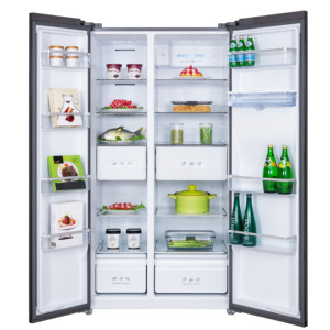 Réfrigérateur 4 portes No Frost Grande Capacité Refroidissement Multi-Courant d'Air pour Cuisine Familiale Économe en Énergie Faible Niveau Sonore - Product Image 2