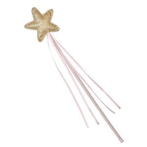Corona Dorada de Ángel para Niños, Varita Mágica Brillante Hecha a Mano con Estrella de Hada y Mariposa, Accesorios para Fiestas de Navidad y Halloween - Product Image 5