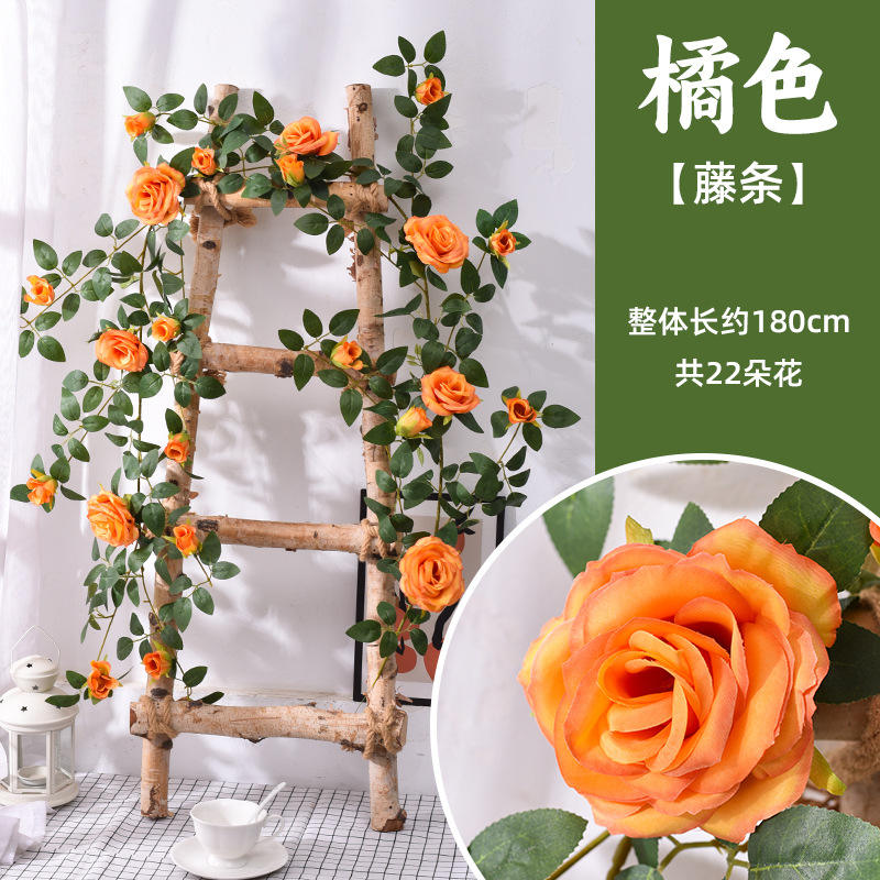 Fleur de vigne orange 1