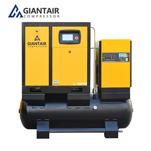 Промышленный малошумный винтовой воздушный компрессор GIANTAIR высокого качества 15 кВт 20 л.с.