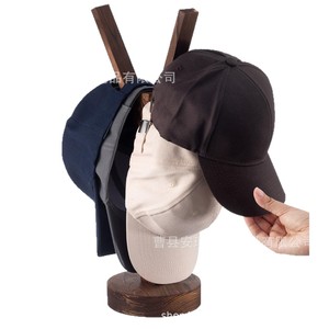 Wooden Hat Storage <b>Rack</b> Y Shape Desktop Baseball Cap Organizer Solid <b>Wood</b> Duckbill Cap Holder Multipurpose <b>Clothing</b> Organizer - Product Image 5