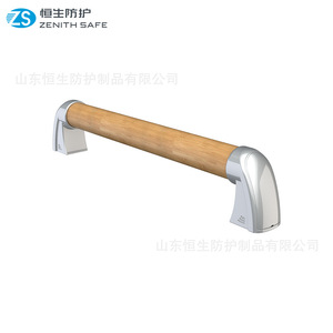 Barra de seguridad Hang Seng de acero inoxidable y madera antideslizante con capacidad de carga de 150 kg para baño, para personas mayores y discapacitadas. - Product Image 5