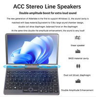 Nuovo Laptop Yoga 8 Pollici Intel N95 DDR5 12GB RAM 128-512GB SSD Touchscreen 360° Flip WiFi 6 Spina EU Mini Laptop Tastiera Inglese con Penna