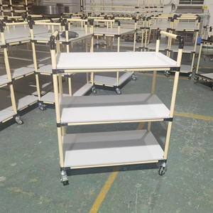 Groothandel Aluminium Roterende Verbinding Pijprek Verplaatsbare Handkar Omzet Voertuig - Product Image 4