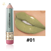 Échantillon gratuit brillant à lèvres végétalien personnalisé à haute teneur en pigments usine de maquillage liquide brillant pour les lèvres mat et durable hydratant repulpant