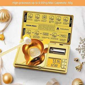 Toptan Fuzion marka taşınabilir <span class=keywords><strong>Mini</strong></span> dijital cep ölçeği 0.001g akülü paslanmaz çelik malzeme elmas altın takı - Product Image 4