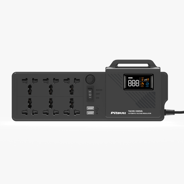 Portable 500-1000VA AVR Single Phase SVC AC Digital Display Voltage Stabilizer CE Certified 97% Efficiency for Home Use 50/60Hz