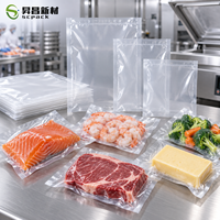 Sacs sous vide alimentaires PA EVOH PE haute barrière, sacs sous vide multicouches pour viande, fruits de mer, fromage, aliments surgelés