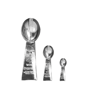 Customizável 10 polegadas 13 polegadas 22 polegadas NFL Superbowl Vince <span class=keywords><strong>Lombardi</strong></span> Campeonato Metal Casting para o Dia Nacional do Metal Crafts - Product Image 1