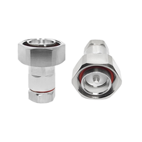Cable Coaxial Flexible de Espuma LW de 1/2\", Conector Macho de 7/16, Carcasa de Cobre RF, Enchufe DIN, Impedancia de 50 ohmios, Latón DIN-JY1/2