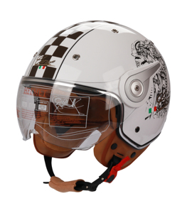 Casques de moto à double lentille 2023 NOUVEAU Modèle ouvert pour adultes, accessoires de moto, protection de la tête YA-662 M - Product Image 3