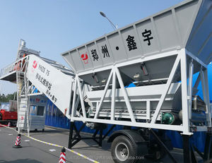 YHZS25 XINYU Mobile <b>Concrete</b> <b>Batching</b> & Mixing <b>Plant</b> Screw Conveyor Motor PLC Bearing-Electric Powered 2-Year Warranty for Sale - Product Image 5