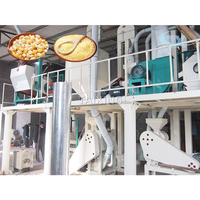 Fournisseur de la Chine Machine automatique de moulin à farine de maïs 50TPD Ligne de processus de broyage et de dégermination du maïs
