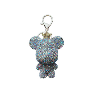 Bán Buôn Sang Trọng Xe <span class=keywords><strong>Keychain</strong></span> khảm Với Kim Cương Gấu Chống Mất Khuyến Mại Quà Tặng <span class=keywords><strong>Keychain</strong></span> - Product Image 5