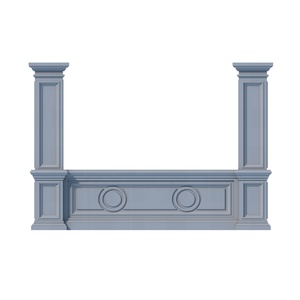 Moule de coffrage <span class=keywords><strong>en</strong></span> plastique pour base de poteau <span class=keywords><strong>en</strong></span> béton de style europé<span class=keywords><strong>en</strong></span>, pour la construction de villas, balustrades et garde-corps à fixation au sol - Product Image 1