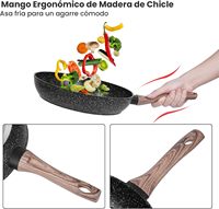 Ensembles de poêles en alliage d'aluminium les plus vendus avec couvercle en verre résistant à la chaleur, design moderne pour la cuisine à domicile