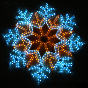 Decoración de Silueta de Copo de Nieve Iluminado para Ventana Navideñ<span class=keywords><strong>a</strong></span> - <span class=keywords><strong>Luces</strong></span> Navideñas y de Fiesta para el Hogar, Patio, Césped y Jardín - Product Image 4