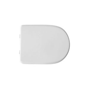 Asiento de Inodoro Blanco de Cierre Suave y Liberación Rápida para Vavid Oriental Vase, Diseño Moderno, Material PP Urea, Control Remoto para Baño - Product Image 1