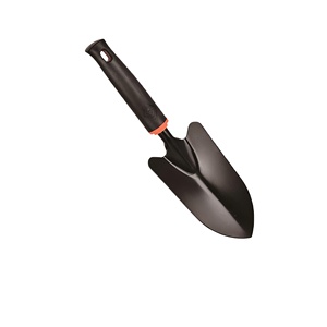 Truelle de jardin noire ergonomique de bonne qualité avec poignée confortable pour la plantation et le creusement - Product Image 1