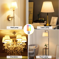 Ampoule LED SMD électromagnétique rechargeable 360° avec culot E14 pour usage hôtelier, éclairage d'ambiance domestique avec télécommande