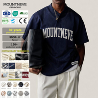 Camiseta Henley para Hombre, Estilo Béisbol, Tejido de Malla de Poliéster, Transpirable, Absorbe la Humedad, Manga Corta, Elástica en Cuatro Direcciones, Tallas Grandes