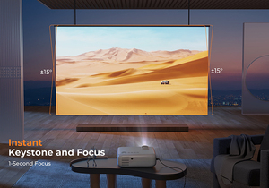 <strong>VANKYO</strong> Leisure 430W Portable Mini Wi-Fi <strong>Projector</strong> Full HD 1080P Supported Mobile Phone <strong>Projector</strong> with Hifi Built-in Speaker - Product Image 2