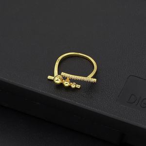 Jxx Hot Selling Ladies Finger Ring <b>Fashion</b> Jewelry Rings 24k Gold Plated Woman Jewelry Weeding Ring - Product Image 6