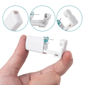 Disposable Safe Sterile <strong>Nose</strong> Piercing Tool <strong>Simple</strong> Lip Piercing Machine Ear Piercing Gun With Self Needles Crystal <strong>Stud</strong> - Product Image 5