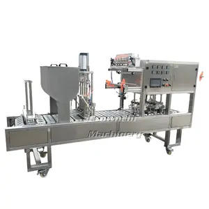 Automatic Mineral Water Cup Filling Sealing Machine for Margarine Cream Milkshake Filling Packaging