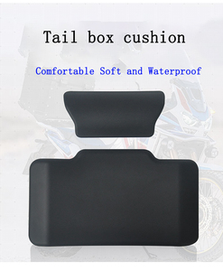 Autocollant de coussin de dossier de <span class=keywords><strong>moto</strong></span> personnalisé pour <span class=keywords><strong>passager</strong></span>, <span class=keywords><strong>sacoche</strong></span> arrière confortable, repose-dos en éponge - Product Image 3