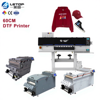 Impresora de Inyección de Tinta DTF LETOP A3 A1 XP600 I3200 para Plantas de Manufactura, Grado Automático para Cabezal de Impresión Epson