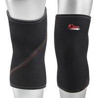 Genouillères de compression en néoprène personnalisées pour la musculation, l'haltérophilie et les squats