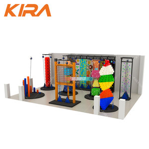 Mur adapté aux besoins du client d'escalade d'enfants de forme physique avec l'assurage automatique pour le parc d'attractions - Product Image 2