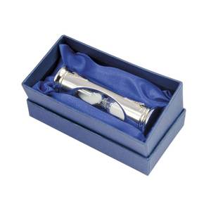 Sablier blanc Tour Eiffel au design moderne fait main avec sable, métal, verre et bois pour décorations, cadeaux, minuterie de bureau, anniversaires - Product Image 2