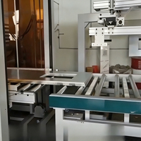 Transportador de Rodillos con Elevador de Succión Robótico Inteligente para Láminas de Metal Laminado en Frío, Línea de Producción de Puertas de Acero