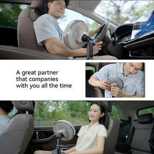 Ventilateur de voiture USB portable Pluska G13 à tête unique, rafraîchisseur d'air automatique en plastique pour voiture - Product Image 3