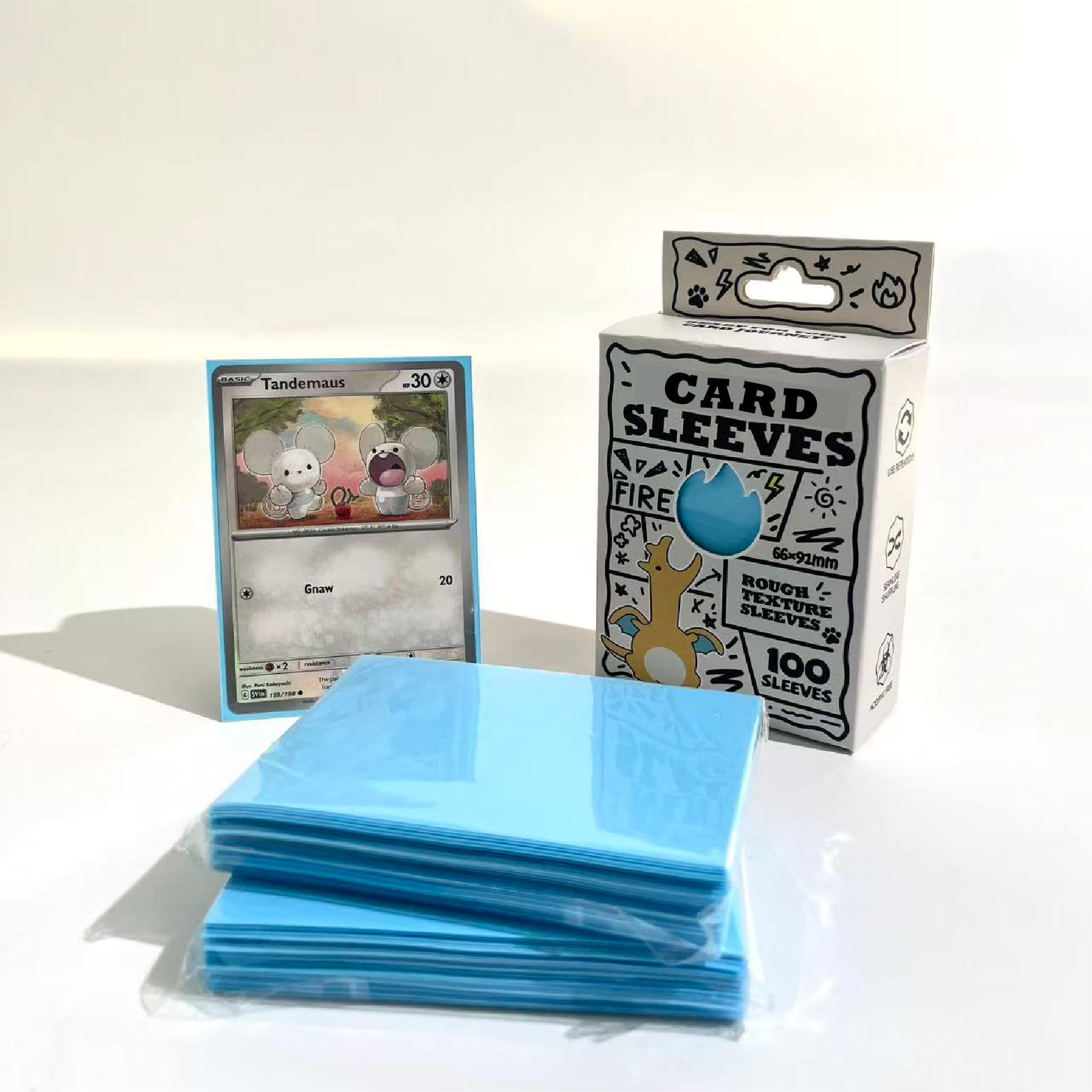 Macaron bleu 100 pièces/paquet