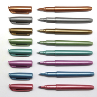 Marqueur métallique personnalisé avec logo, stylo marqueur métallique coloré avec logo imprimé sur pierre ou roche