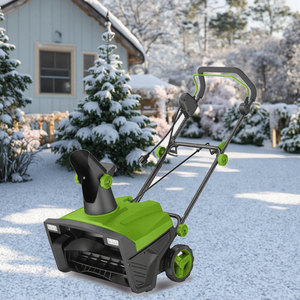 VERTAK 2300W Elektrischer Schnee werfer Hinter dem Bürgersteig Schneepflug maschine Garten Schnee fräse für Marketing - Product Image 1
