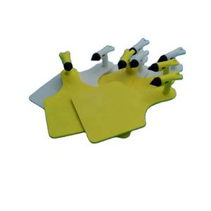 Высококачественные цельные ушные бирки для скота (крупного рогатого скота и свиней) с индивидуальной нумерацией, оптовая продажа, прочные идентификационные бирки для животных - Product Image 1