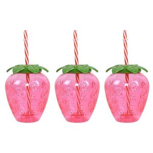 Tumblers sân nhựa lạnh uống dứa bên ly với rơm - Product Image 5