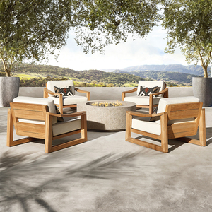 Ensemble <span class=keywords><strong>de</strong></span> <span class=keywords><strong>meubles</strong></span> <span class=keywords><strong>de</strong></span> <span class=keywords><strong>jardin</strong></span> en aluminium <span class=keywords><strong>de</strong></span> haute qualité pour villa, patio, cour, résistant aux intempéries, imperméable et anti-UV - Product Image 4