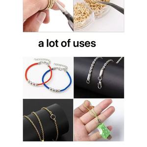1000 पीसी diy गहने बनाने वाली किट धातु कूद छल्ले के लिए धातु कूद छल्ले - Product Image 6