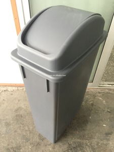 Cubo de <span class=keywords><strong>basura</strong></span> de plástico para reciclaje, cubo de <span class=keywords><strong>basura</strong></span> delgado para el hogar, 90 litros, venta al por mayor - Product Image 2