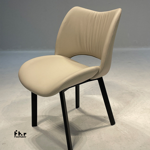 Modern PU Leather Restaurant <b>Chair</b> Contemporary Design Cushioning Dining Furniture Commercial Use - Product Image 3