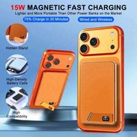 Batterie externe ultra-fine en aluminium 22,5 W Magsef, chargeur sans fil magnétique Qi2.2 25 W, 10000 mAh