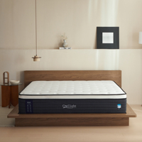 Hotelmatratze Luxuriöse Doppel-Memory-Foam-Hybridmatratze in Box Komfortable Kingsize-Matratze mit Taschenfederkern