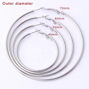 <span class=keywords><strong>Boucle</strong></span> d'oreille en acier chirurgical de haute qualité, hypoallergénique, <span class=keywords><strong>boucle</strong></span> d'oreille en <span class=keywords><strong>cartilage</strong></span>, plaquée or, femme, fine, grande <span class=keywords><strong>boucle</strong></span> d'oreille - Product Image 3